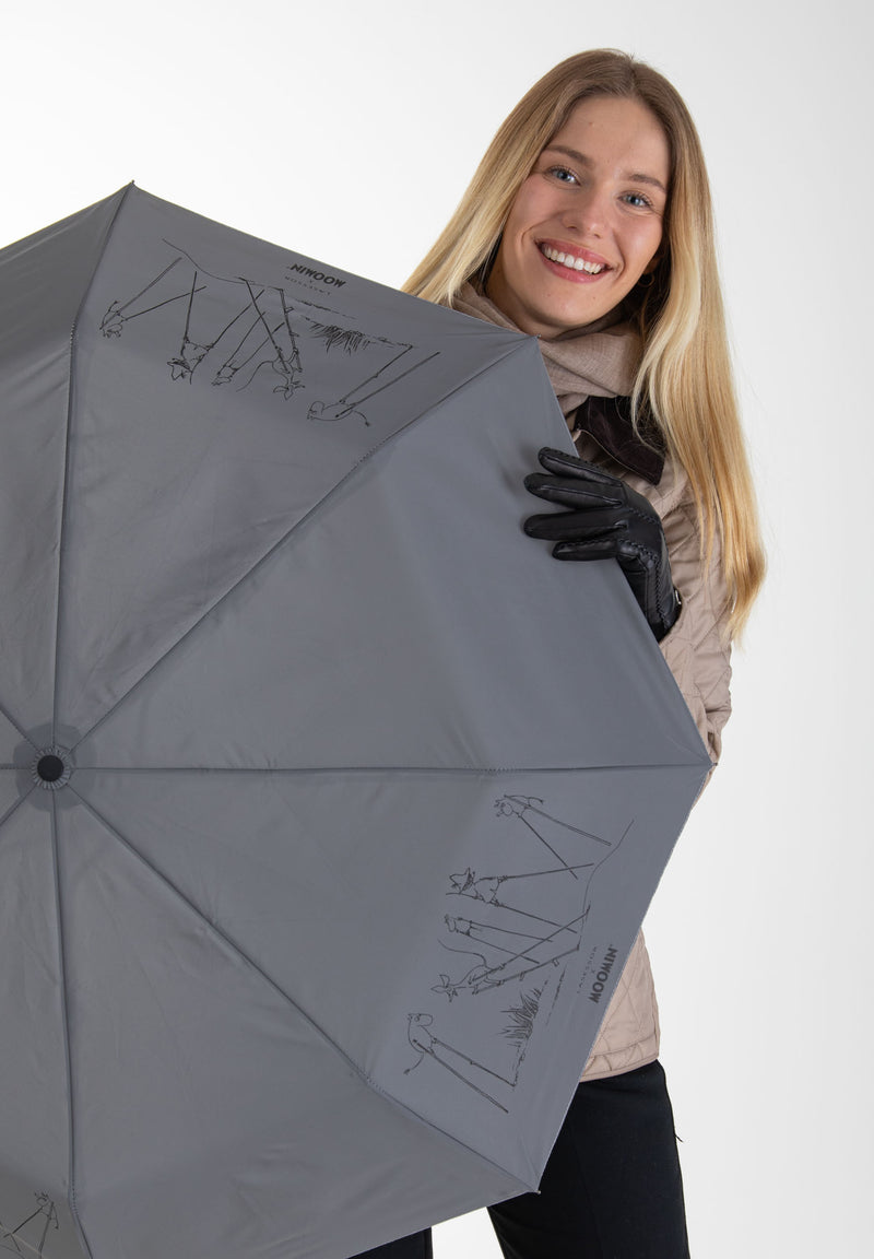 Muumi täysautomaattinen kokoontaitettava sateenvarjo - 8772M - Lasessor