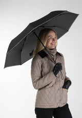 Kestävä kokoontaitettava sateenvarjo heijastavalla reunalla - 8775R - Lasessor