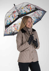 Muumi läpinäkyvä sateenvarjo - Lasessor