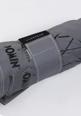 Täysautomaattinen kokoontaitettava sateenvarjo täysin heijastava Muumi Tikapuut harmaa 8C