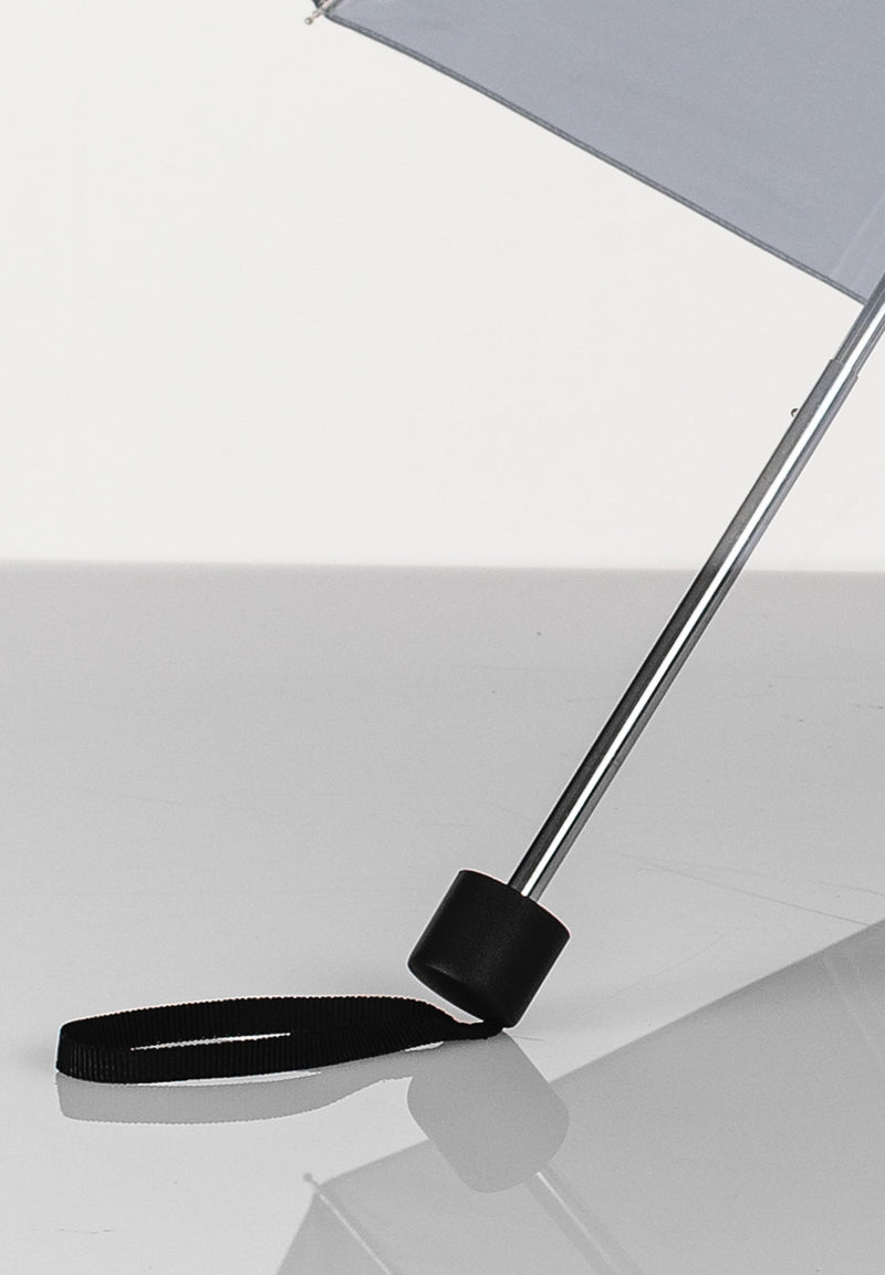 Edullinen kokoontaitettava heijastava Muumi Tikapuut sateenvarjo harmaa 5D