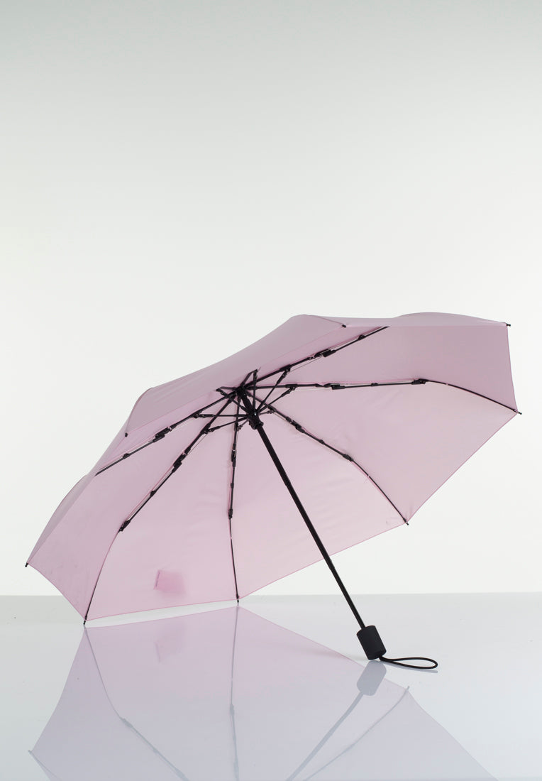 Lasessorrain-Kestävä kokoontaitettava sateenvarjo - 8775-Rosa-Sivusta