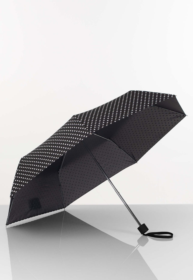 Edullinen kokoontaitettava Muumi Puutarha sateenvarjo 3M heijastava mustavalkoisetpallot 1D