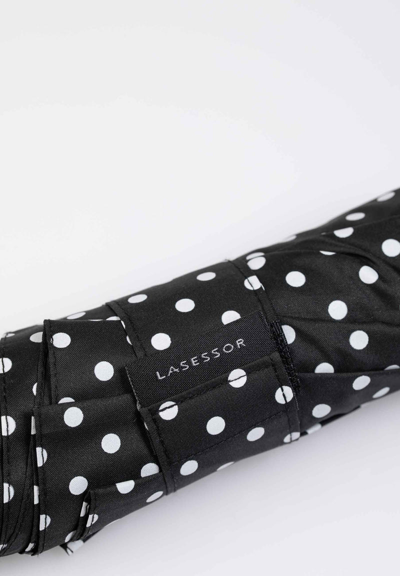 Edullinen kokoontaitettava Muumi Puutarha sateenvarjo 3M heijastava mustavalkoisetpallot 8C