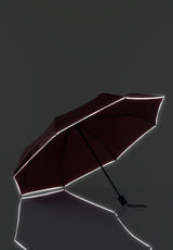 Kokoontaitettava sateenvarjo 3M heijastavalla reunalla Viini 1dc