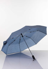 Täysautomaattinen kokoontaitettava sateenvarjo 3M heijastavalla reunalla denim 1D