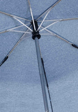 Täysautomaattinen kokoontaitettava sateenvarjo 3M heijastavalla reunalla denim 6G