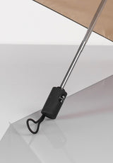 Täysautomaattinen kokoontaitettava sateenvarjo 3M heijastavalla reunalla MUSTAKULTA 5D