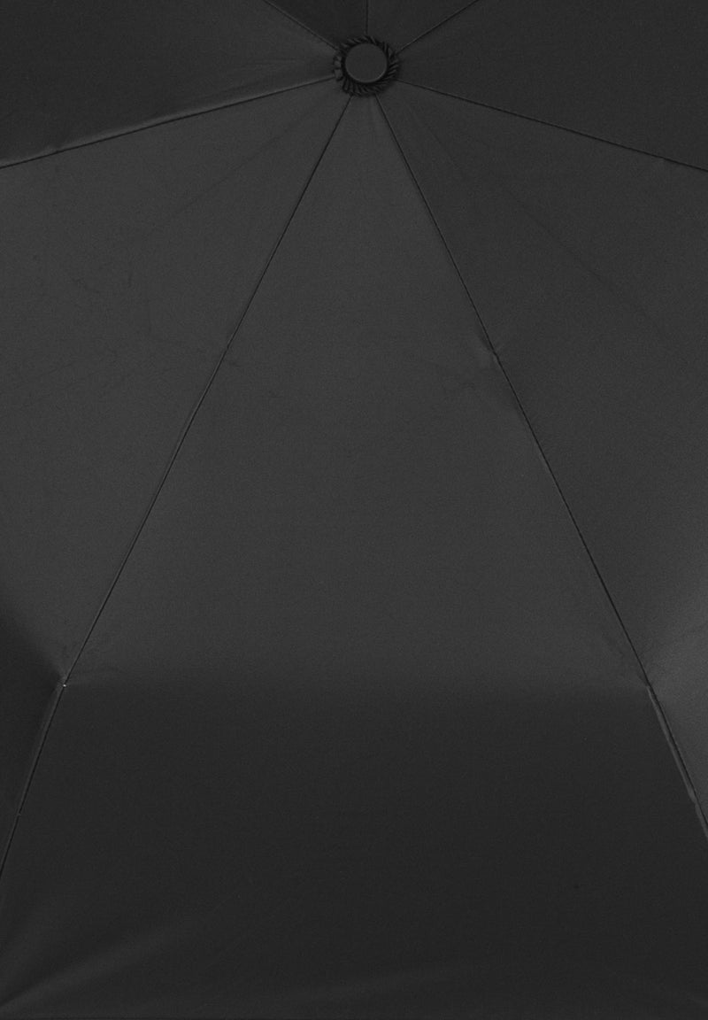 Edullinen kokoon taitettava sateenvarjo mustakulta 4E